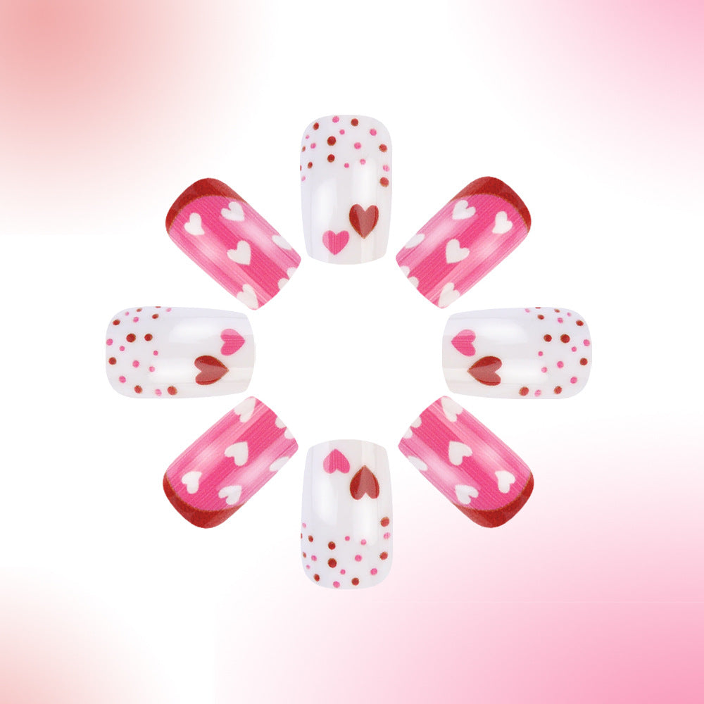 Herzmuster Press-On Nail Art Karnz
