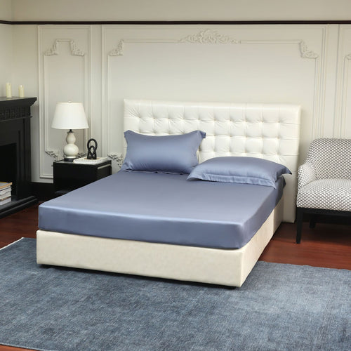 Luxuriöses Satin-Spannbettlaken-Set mit seidig-glattem Finish