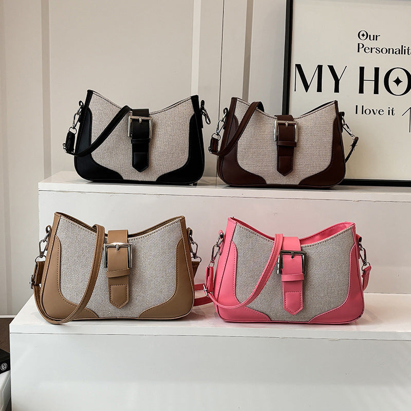 Zeitgenössische strukturierte Handtasche Karnz