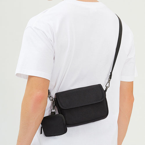 Dual-Compartment Utility Messenger Bag Karnz