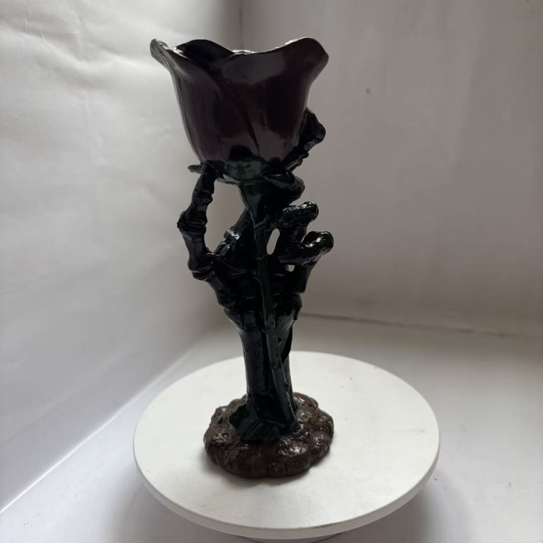 Dekorative Rosenstatue Karnz