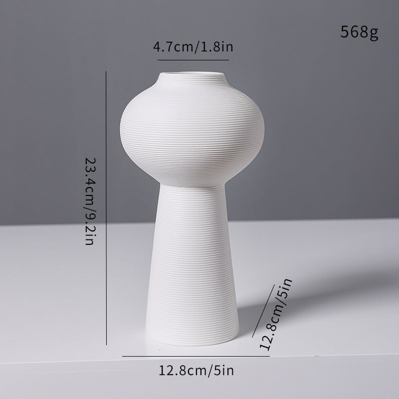 Strukturiert Modern Keramik Vase Karnz 1790368938
