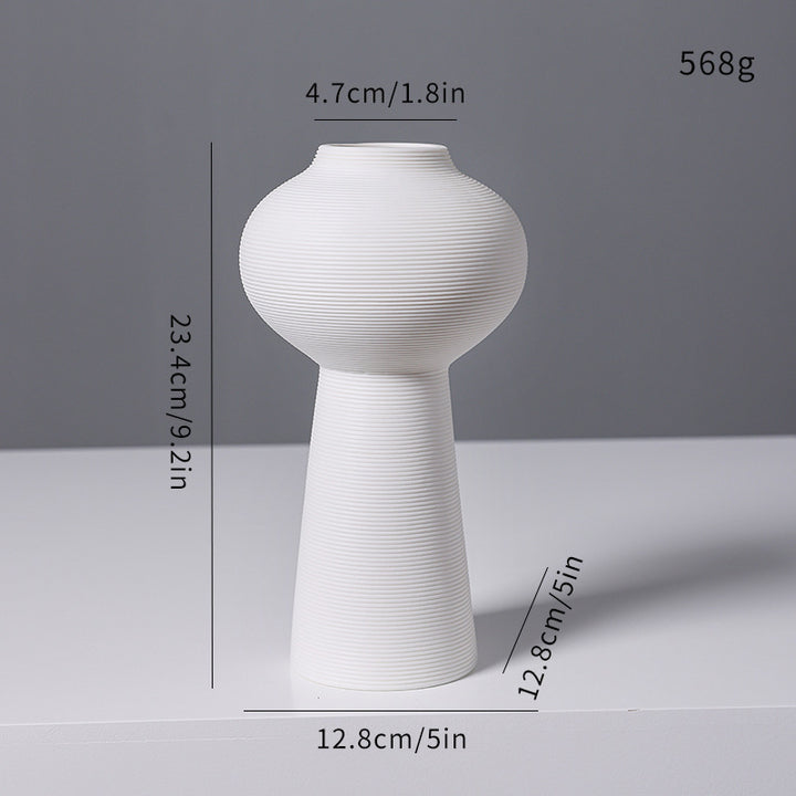Strukturiert Modern Keramik Vase Karnz 1790368938