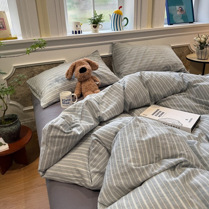 Premium Plaid Bettwäsche Set