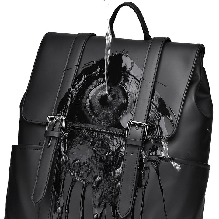 Stylischer und funktionaler Leder-Rucksack Karnz