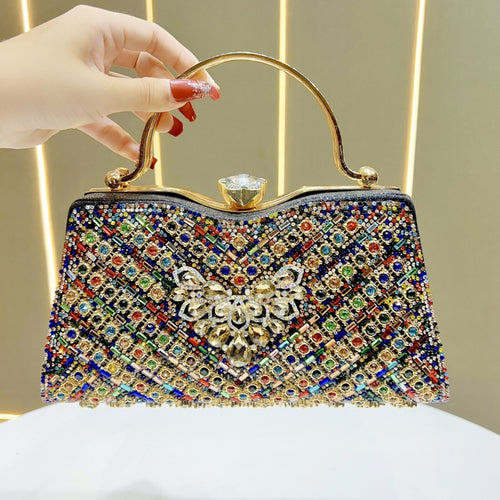 Dekorative Strass Abendtasche