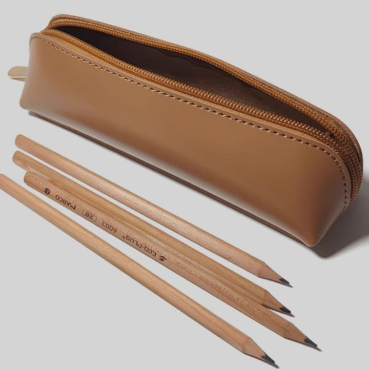 Elegantes Leder Bleistiftetui Karnz