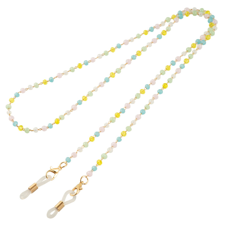 Bunte Perlen Brillenhalter Kette Karnz