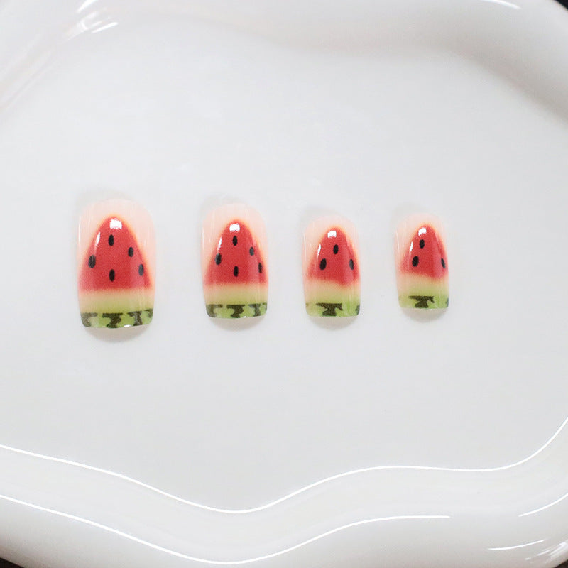Wassermelonen-Themen Nagelkunst Karnz