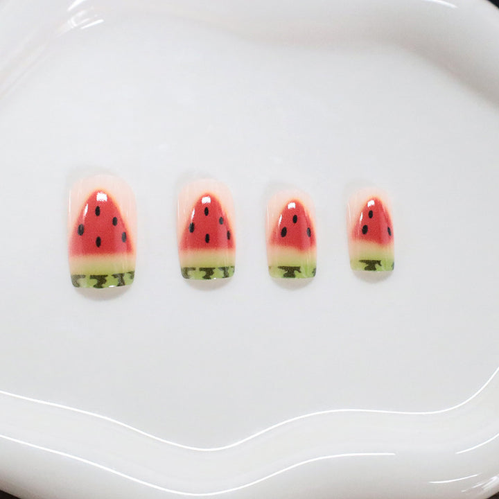 Wassermelonen-Themen Nagelkunst Karnz
