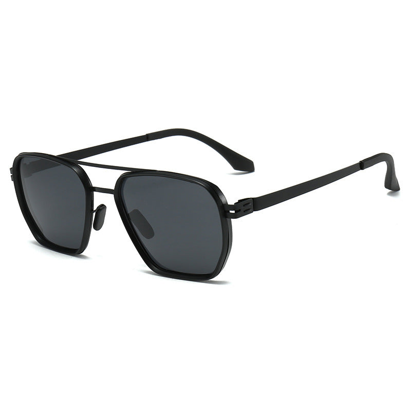 Damen moderne oversized quadratische Sonnenbrille Karnz