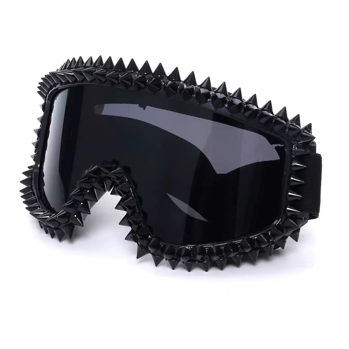 Damen modische Skibrille mit trendigem Nieten-Design Karnz