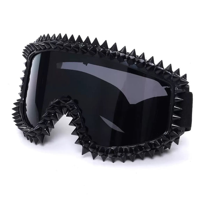Damen modische Skibrille mit trendigem Nieten-Design Karnz
