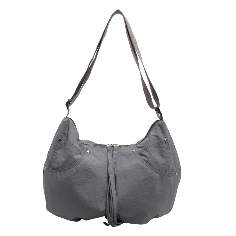 Lässige weiche Stoff Hobo Tasche Karnz 1786328585
