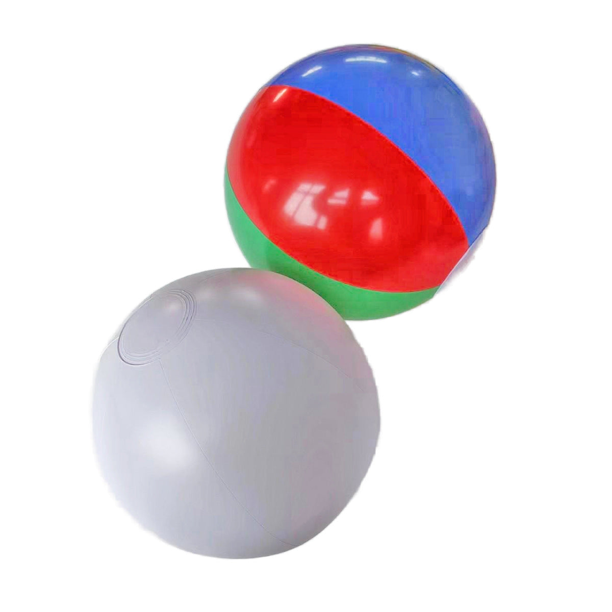 Unisex aufblasbarer Spielball mit verschiedenen Farbsegmenten Karnz