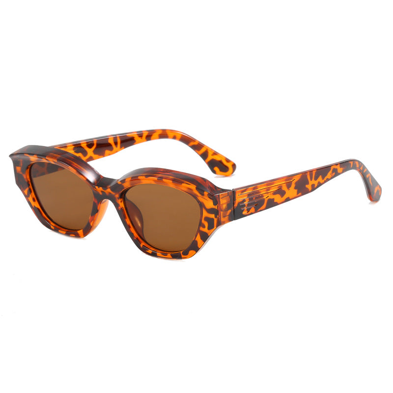 Damen modische Sonnenbrille mit futuristischem Design Karnz