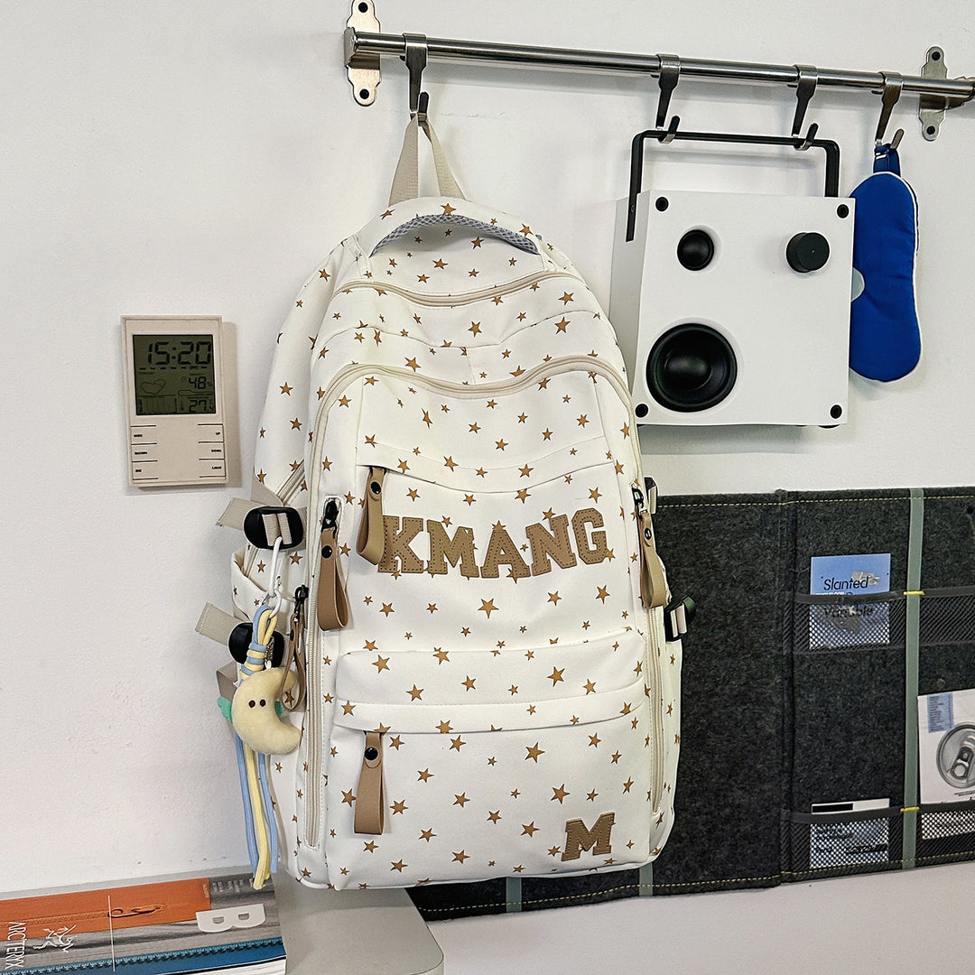 Trendiger Sternmuster-Rucksack Karnz