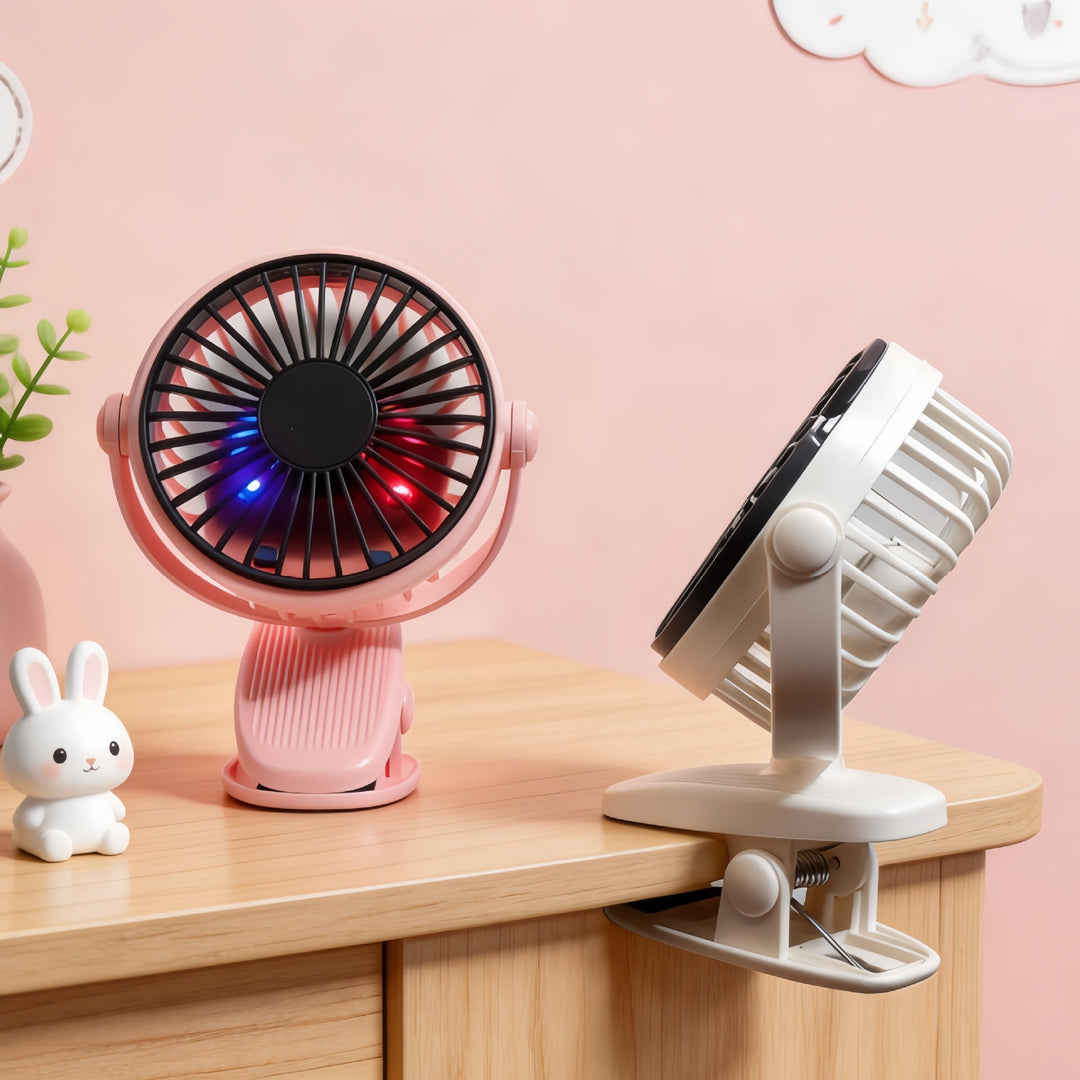Unisex Tragbarer USB Tischventilator mit flexiblem Neigungswinkel Karnz
