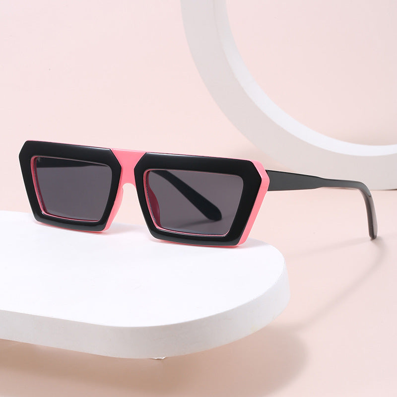 Damen geometrische Sonnenbrille im trendigen Design Karnz
