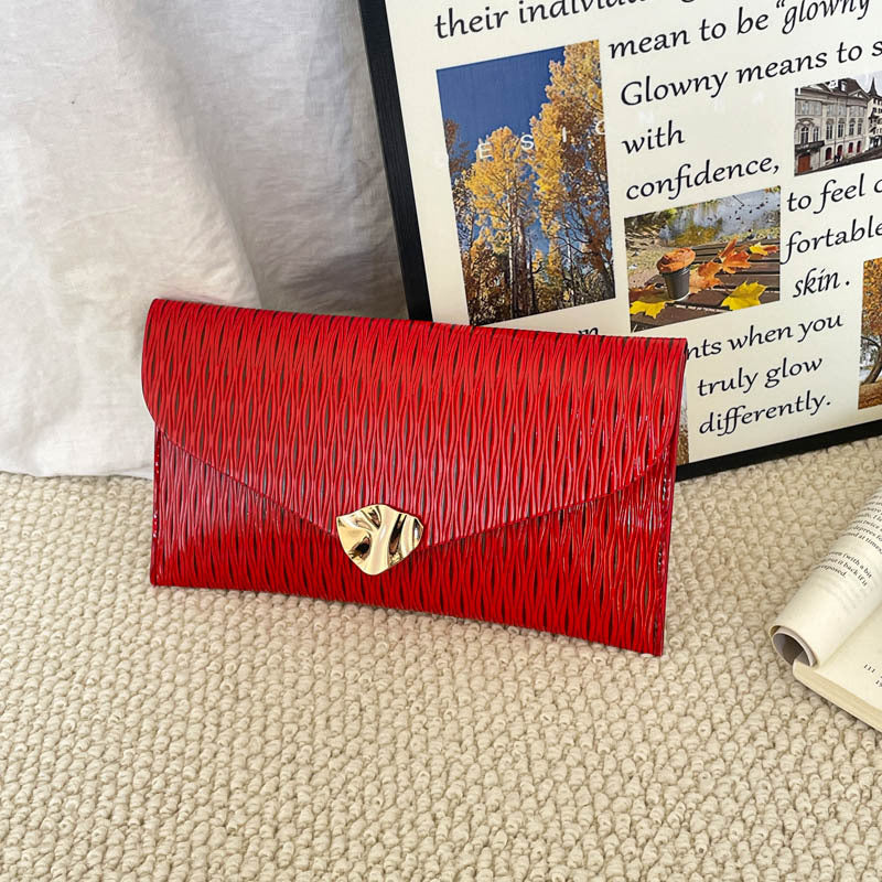 Elegante Patelleder Abend-Clutch