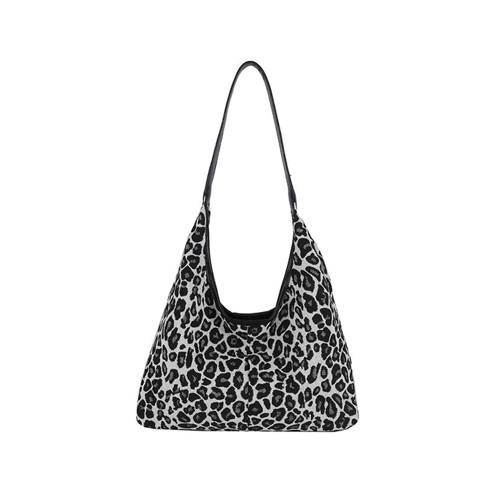 Stylische Leopardenmuster-Hobo-Tasche Karnz