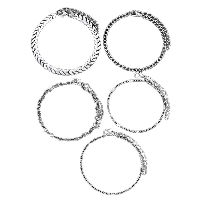 Mehrlagiges Kettenarmband-Set Karnz