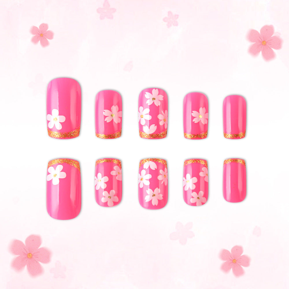 Blumen Gel Nagelkunst Design Karnz