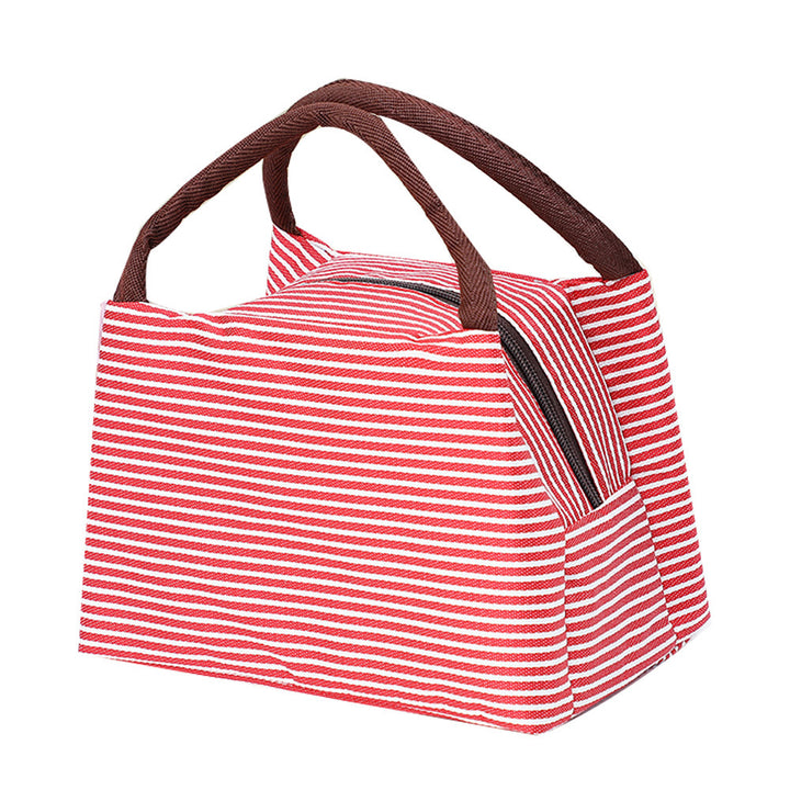 Isolierte gestreifte Lunch-Tasche Karnz