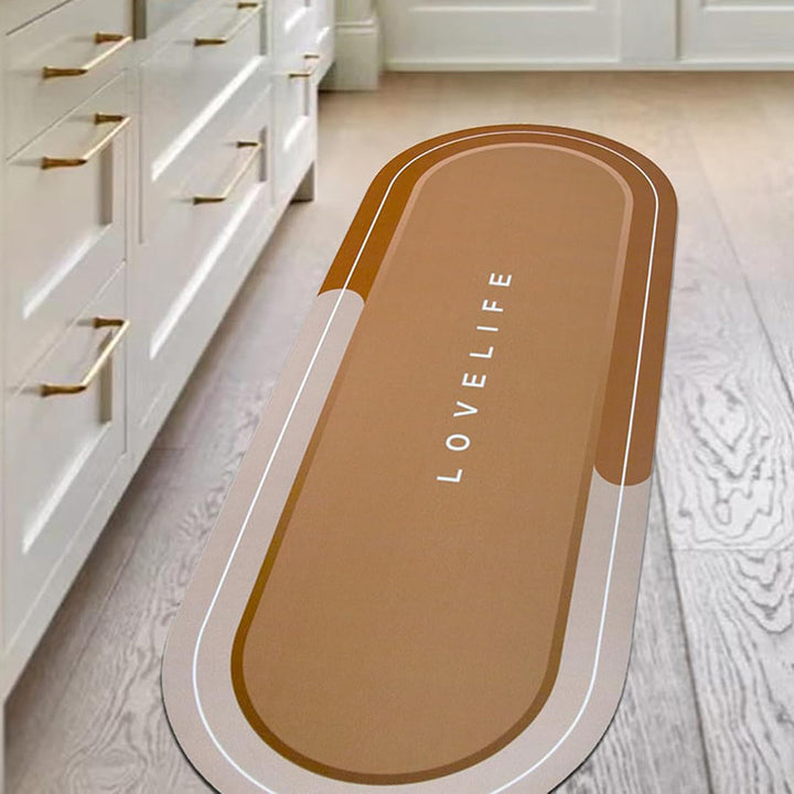 Stylische Badematte Karnz