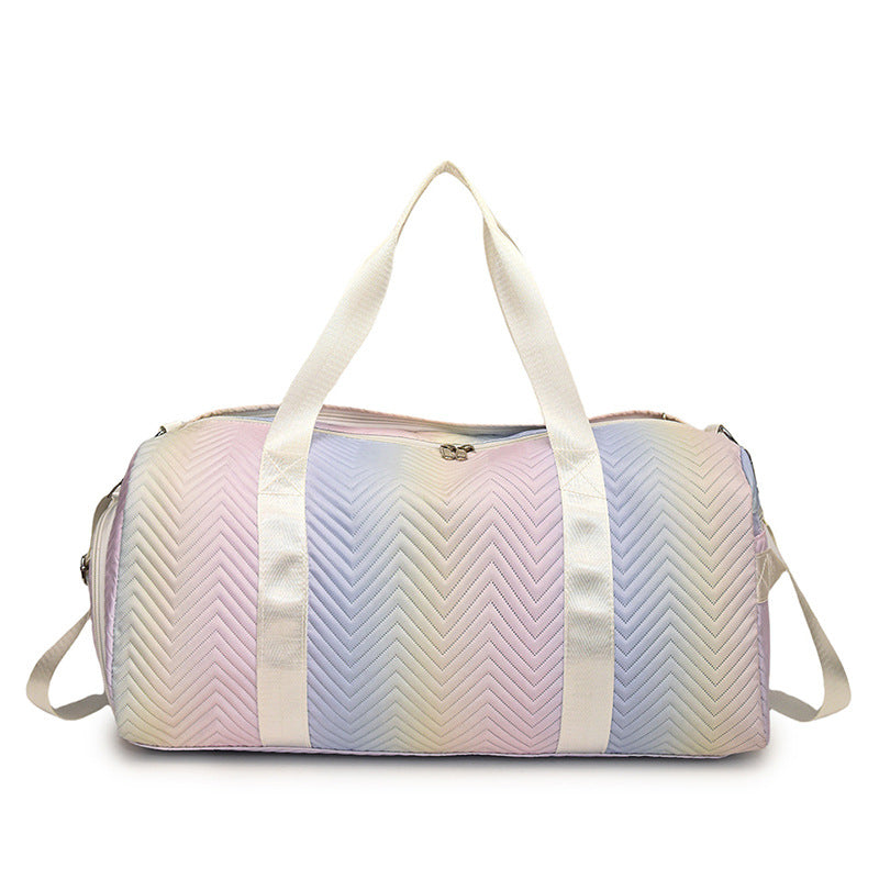 Chevron gesteppte Reisetasche Karnz