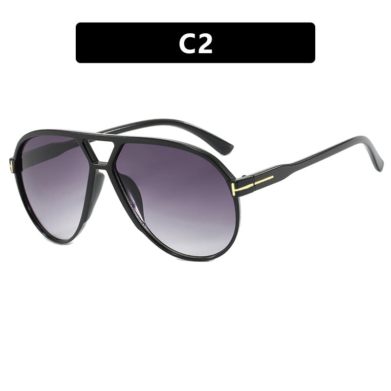 Damen modische Sonnenbrille im stylischen Pilotenlook Karnz