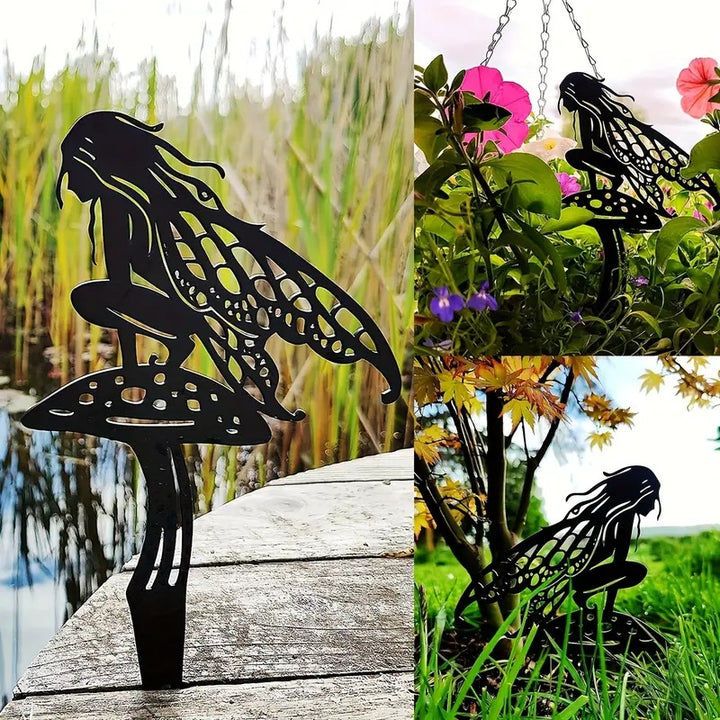 Gartenstecker mit Feenmotiv Karnz