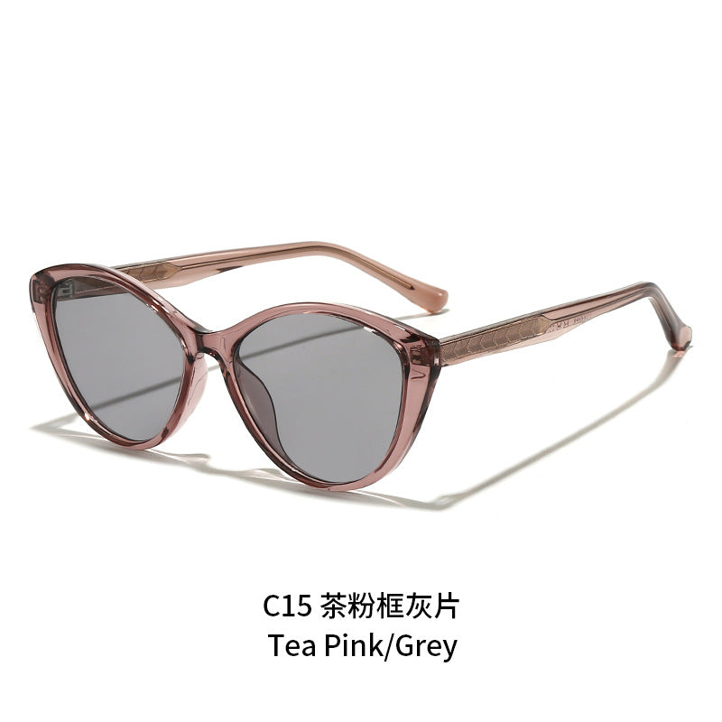 Damen trendige Sonnenbrille im modernen Cat-Eye-Stil Karnz
