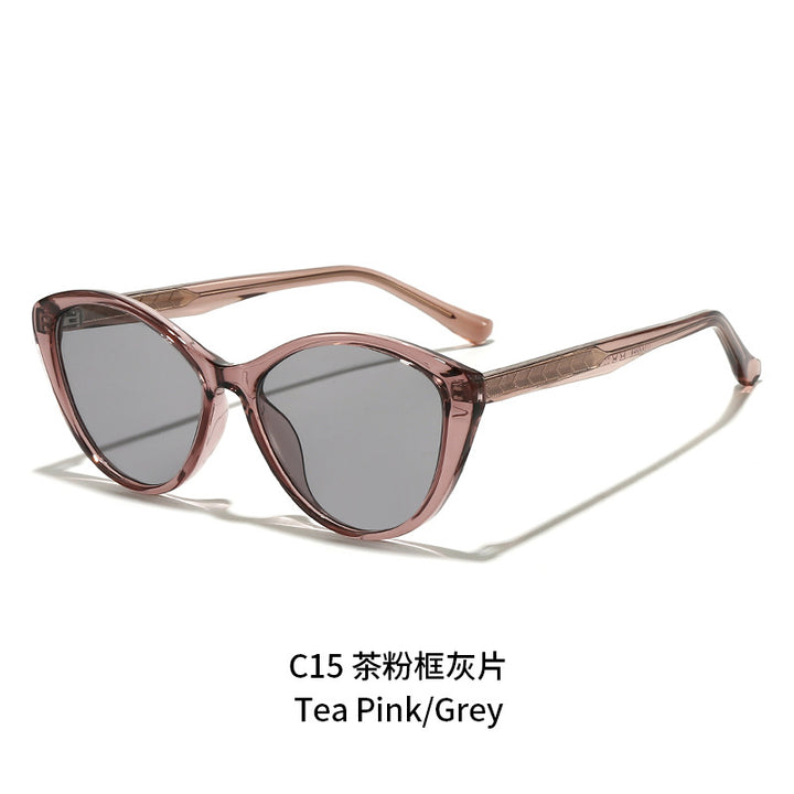 Damen trendige Sonnenbrille im modernen Cat-Eye-Stil Karnz