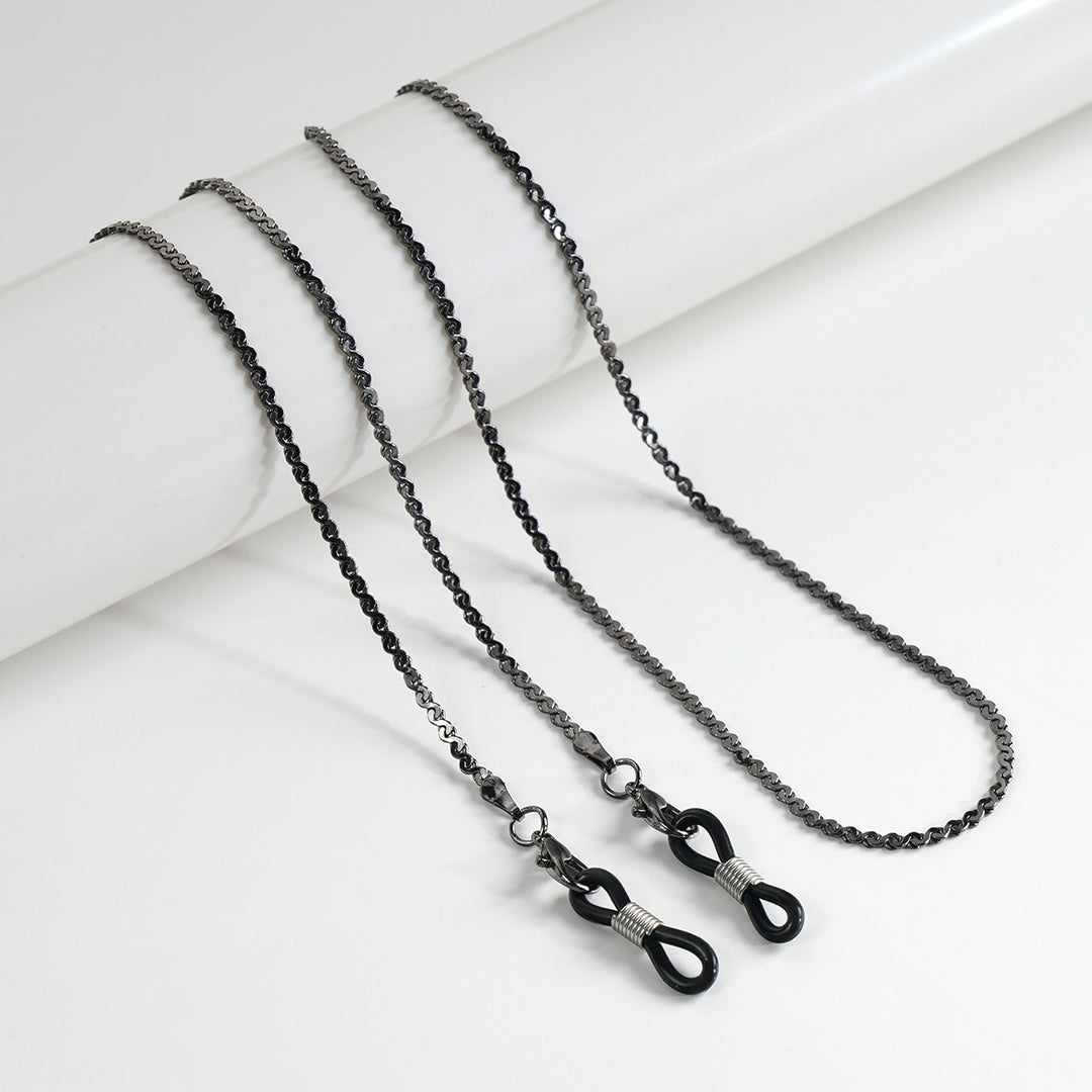 Stylische Metall Brillen Kette Karnz