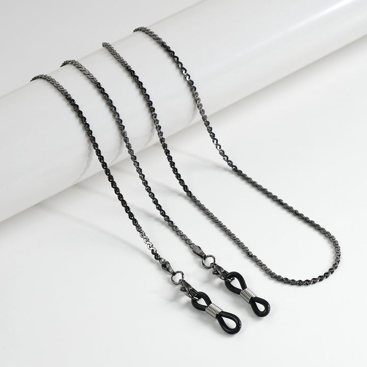 Stylische Metall Brillen Kette Karnz