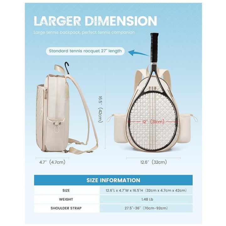 Tennis Schläger Tragetasche Rucksack Karnz