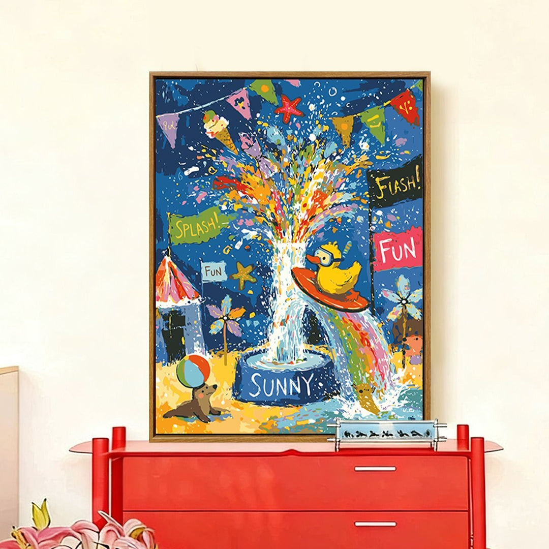 Launische, urlaubsbezogene Wandkunst Karnz