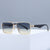 Damen Designer-Sonnenbrille mit extravagantem Metallrahmen Karnz