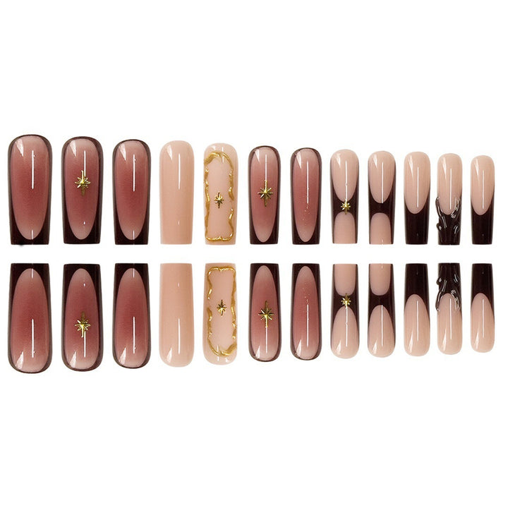 Elegante Designer-Nagelkunstverlängerungen Karnz