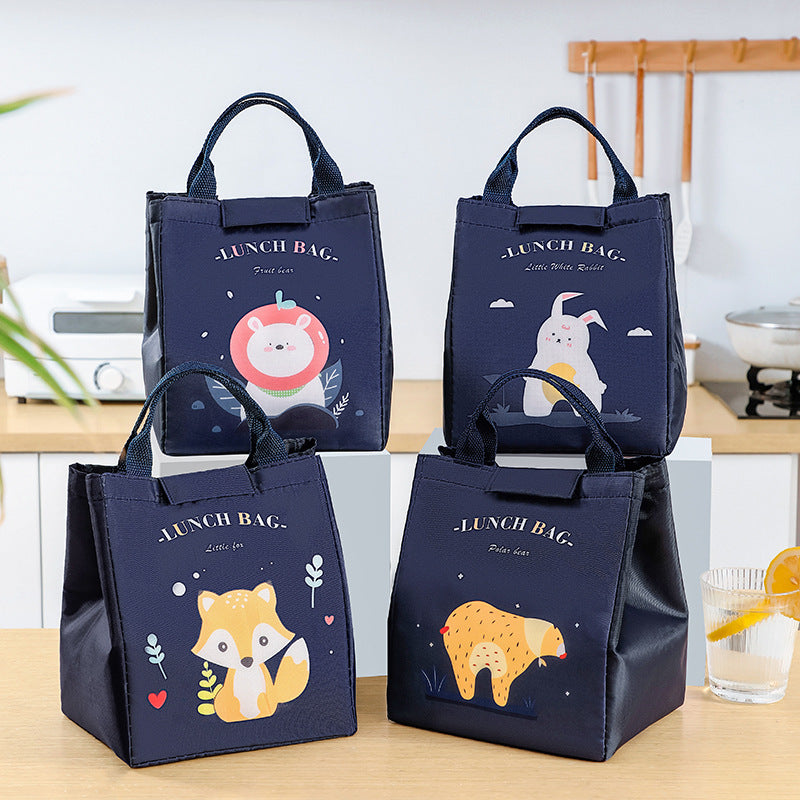 Süße Kaninchen-Themen-Isolierte Lunch-Tasche