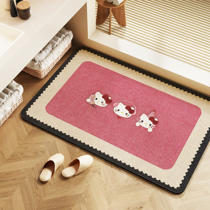 Elegante dekorative Badezimmermatte für Zuhause