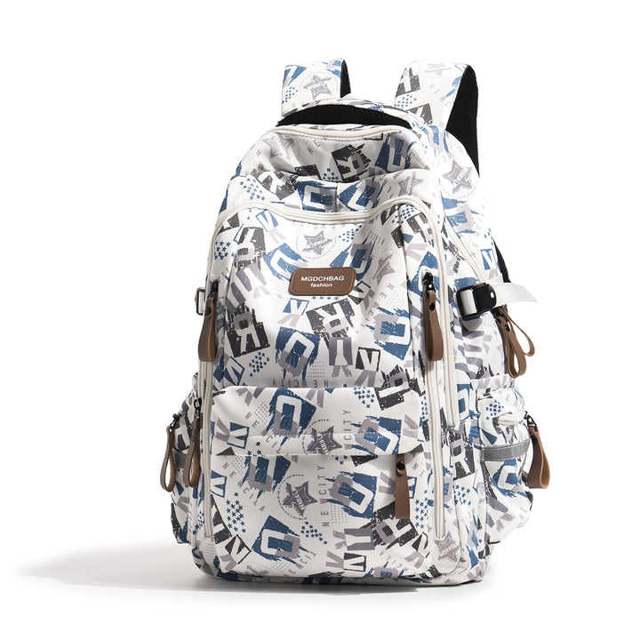 Stylischer Mehrfachfächer Grafikdruck Rucksack Karnz