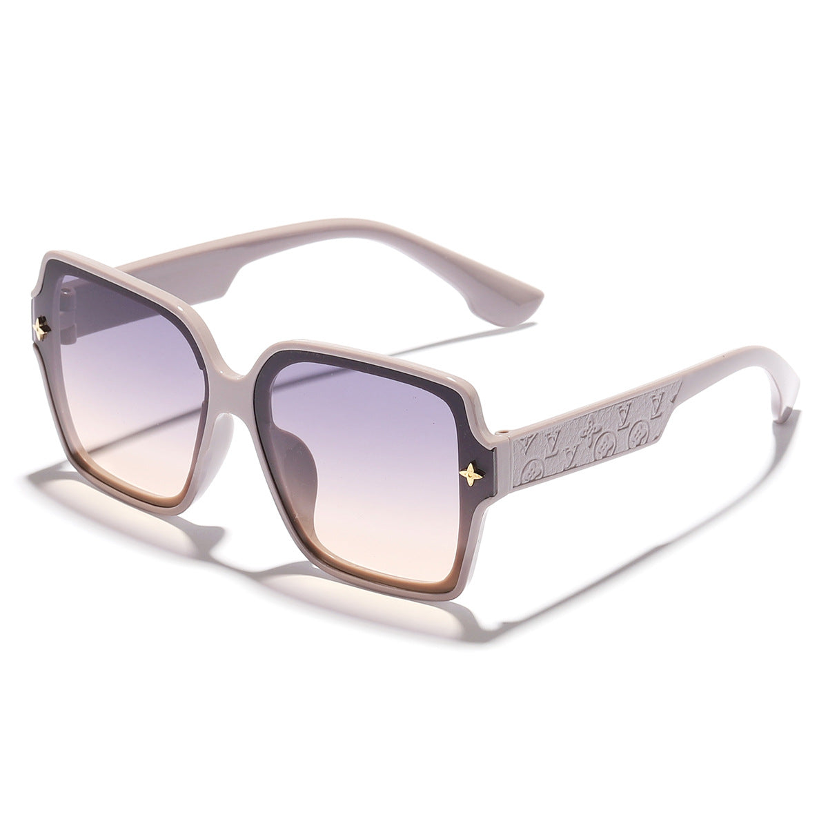 Damen stilvolle oversized Sonnenbrille mit modischem Rahmen Karnz