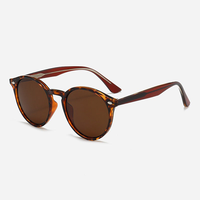Damen Stilvolle runde Sonnenbrille Karnz