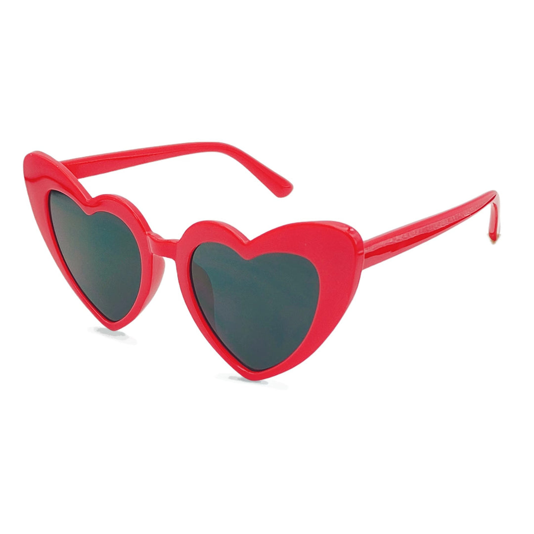 Damen Herzförmige Sonnenbrille mit UV-Schutz und hochwertiger Folienverarbeitung Karnz