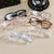Damen modische oversized Brille Karnz