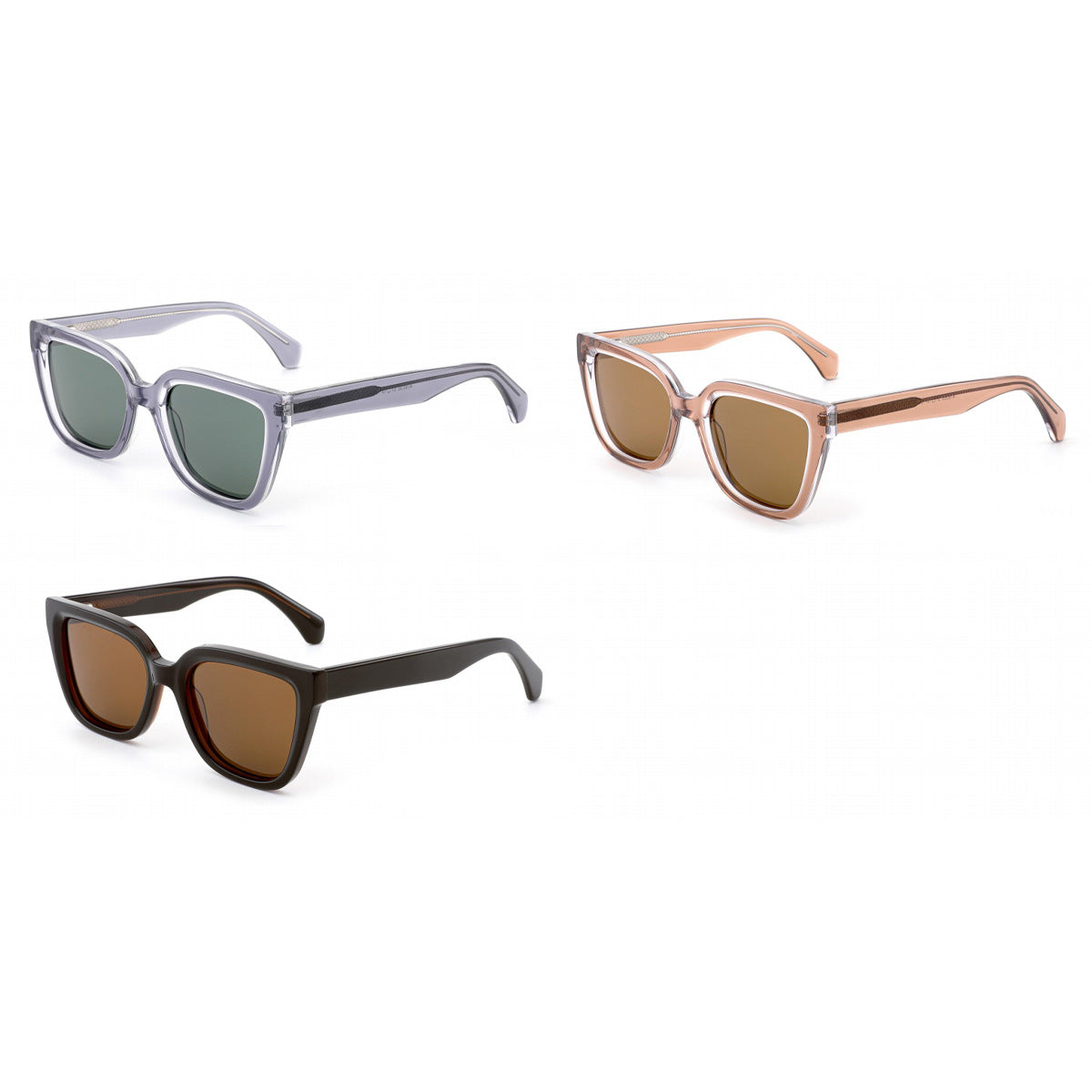 Damen modische Sonnenbrille im eleganten geometrischen Design Karnz