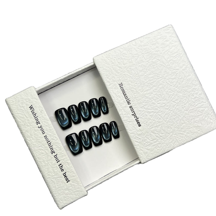Premium Künstlerische Ombre Press-On Nagel Set
