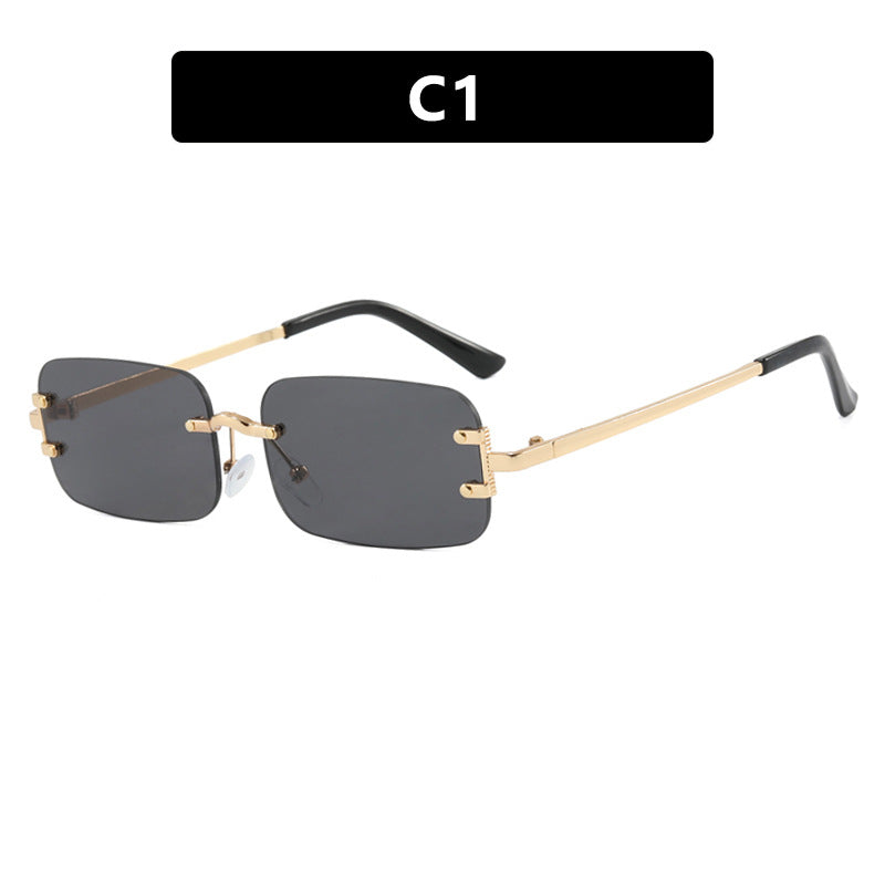 Damen quadratische Sonnenbrille mit hochwertigem Metallrahmen Karnz